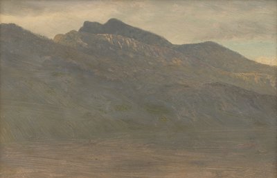 Serena vista de las montañas (White Mountains, New Hampshire) de Albert Bierstadt