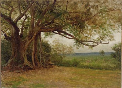 Estudio para "El desembarco de Colón", 1892 de Albert Bierstadt
