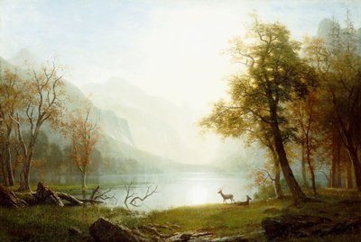Valle en el Cañón del Rey de Albert Bierstadt