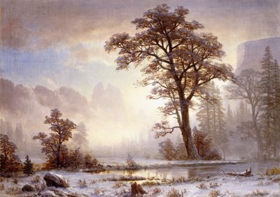 Valle de Yosemite -Nevada de Albert Bierstadt