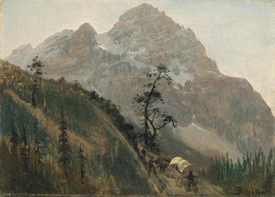 Sendero occidental, Las Rocosas de Albert Bierstadt