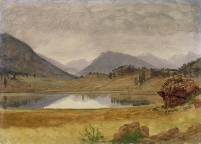 País del Río Wind, c.1860 de Albert Bierstadt