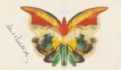 mariposa amarilla de Albert Bierstadt