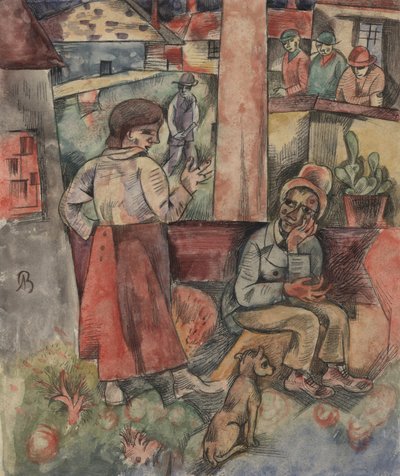 Borde del Pueblo; Fabrikstadt de Albert Bloch