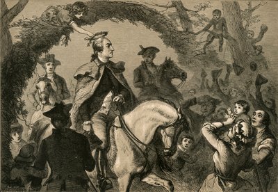 Angelica Peale Coronando a Washington, 1877 de Albert Bobbett
