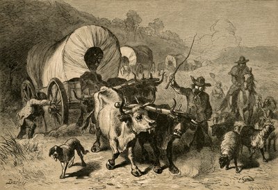 Emigración al país occidental, 1877 de Albert Bobbett