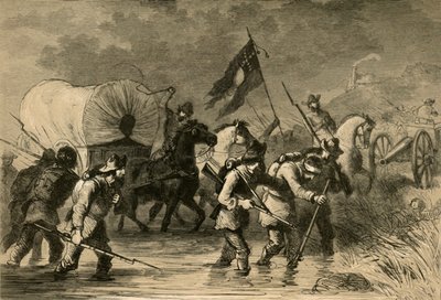 Retirada de Lee después de la batalla de Gettysburg, 1878 de Albert Bobbett