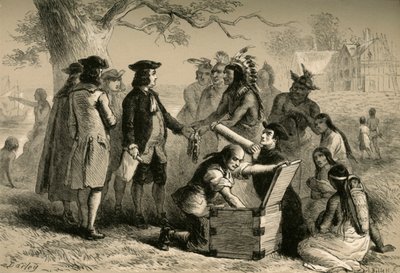 Tratado de Penn con los indios, 1877 de Albert Bobbett