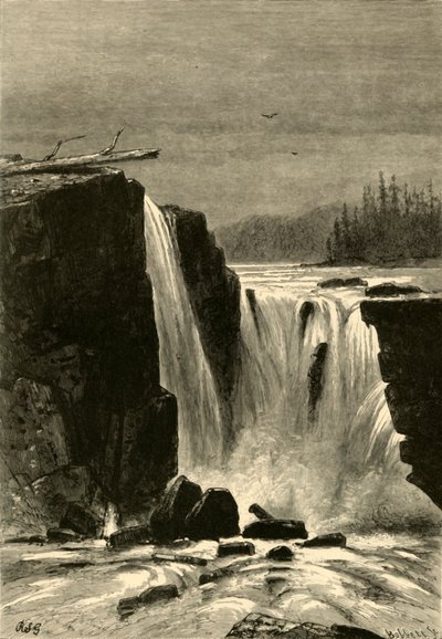 Lado sur de las cataratas Willamette de Albert Bobbett