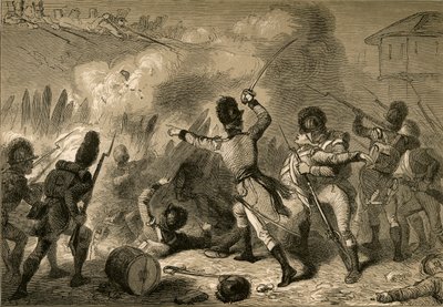 Los Británicos Repelidos en Fort Stephenson, 1878 de Albert Bobbett