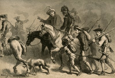 Levantamiento de la Yeomanry de Nueva Inglaterra, 1877 de Albert Bobbett