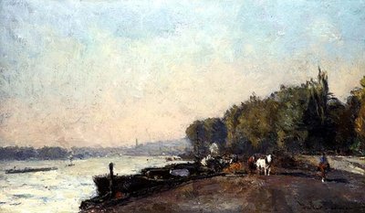 Suresnes en Otoño de Albert Charles Lebourg