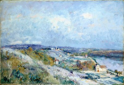 Los campos de Herblay en primavera de Albert Charles Lebourg
