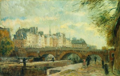 El puente nuevo de la ciudad de Albert Charles Lebourg