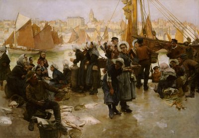 Salida de la Flota Pesquera, Boulogne de Albert Chevallier Tayler