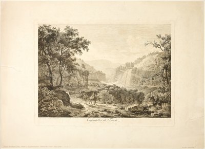 Cascadas de Tívoli de Albert Christoph Dies