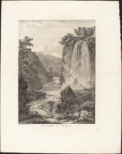 Cascada de Tivoli de Albert Christoph Dies