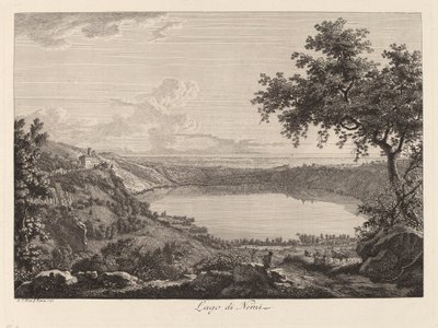 Lago di Nemi (Lago Nemi) de Albert Christoph Dies