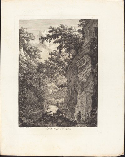 Ponte Lupo en Tívoli de Albert Christoph Dies