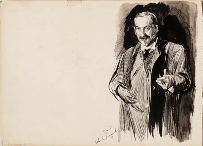 Asher Wertheimer después de John S. Sargent de Albert Edelfelt