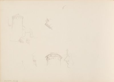 Diseños de plantas, Torre de Savonlinna de Albert Edelfelt