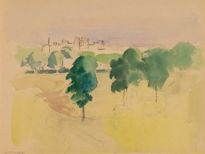Paisaje urbano de Albert Edelfelt