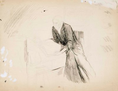 Dama recostada sobre cojines de Albert Edelfelt