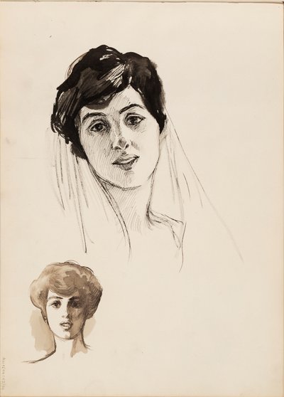 Cifras femeninas de Albert Edelfelt