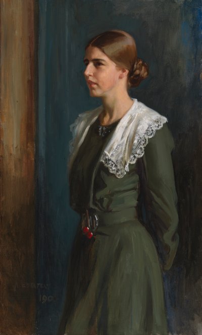 Retrato de la Sra. Michaela Pooley (de soltera Krohn) de Albert Edelfelt