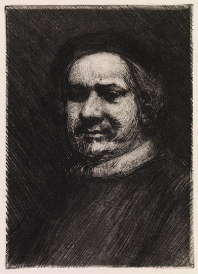Retrato de Rembrandt, copia de Rembrandt de Albert Edelfelt