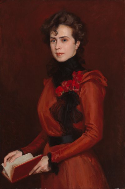 Retrato de Signe Kolster de Albert Edelfelt