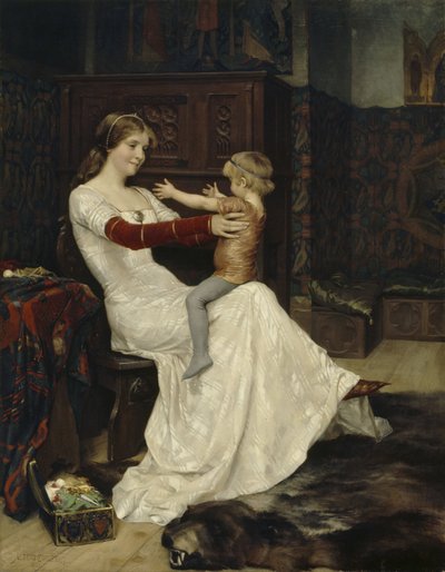Reina Blanca de Albert Gustaf Aristides Edelfelt