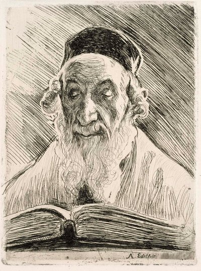 El rabino Reading de Albert Edelfelt