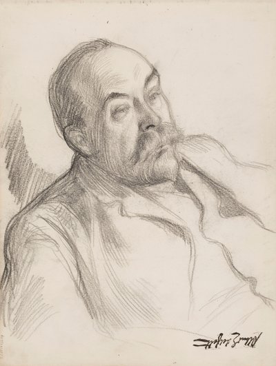Retrato masculino de Albert Edelfelt