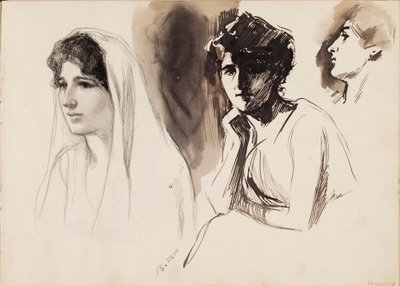 Cifras femeninas de Albert Edelfelt