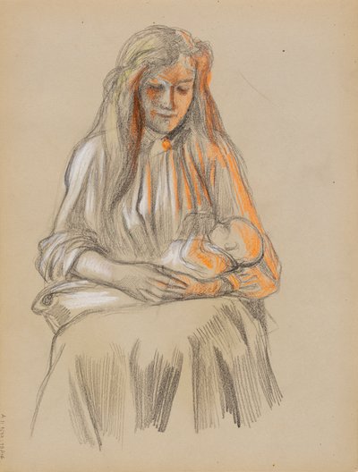 Madre e hijo de Albert Edelfelt