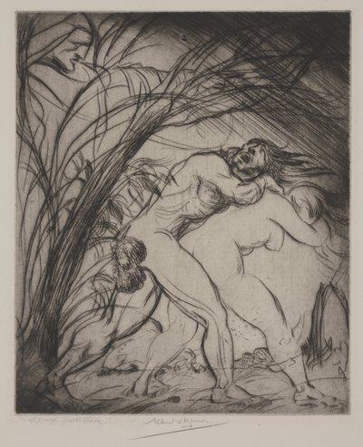 Expulsión (punta seca) de Albert Edward Sterner
