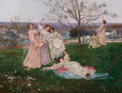 Flores de Primavera, c.1897 de Albert Emile Artigue