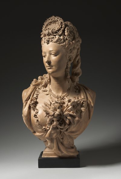 Busto retrato, c.1865 de Albert Ernest Carrier Belleuse