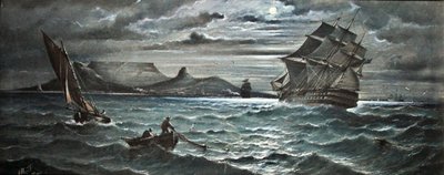 Luz de luna, Ciudad del Cabo de Albert Ernest Markes