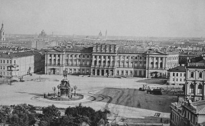 Palacio Mariinsky en la Plaza de San Isaac en San Petersburgo, años 1870 de Albert Felisch