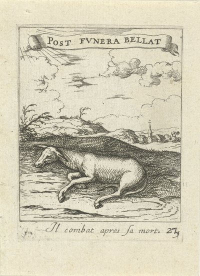 burro muerto Emblemas de amor moralizantes (título de la serie) Devises et emblesmes d
