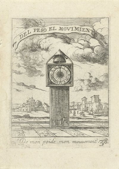 Reloj Emblemas de amor moralizantes (título de la serie) Devises et emblesmes d