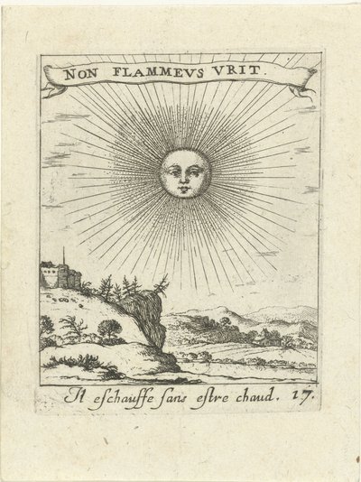 sol radiante Emblemas de amor moralizantes (título de la serie) Devises et emblesmes d