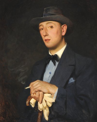 Retrato de "Jimmy" James (Sr. Ernest William James) de Albert George Stevens