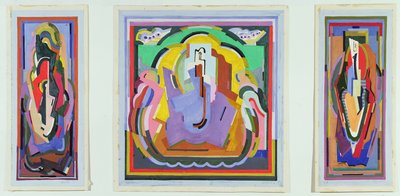 Estudio para un tríptico de Albert Gleizes