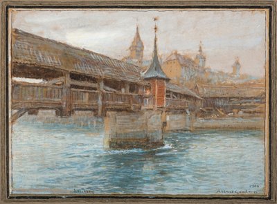 Puente de la Danza de la Muerte, Lucerna de Albert Goodwin