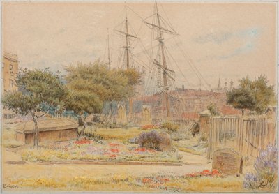 Bristol (acuarela con pluma y tinta sobre papel tintado) de Albert Goodwin