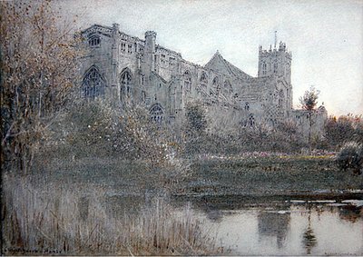 Christchurch, Hampshire de Albert Goodwin
