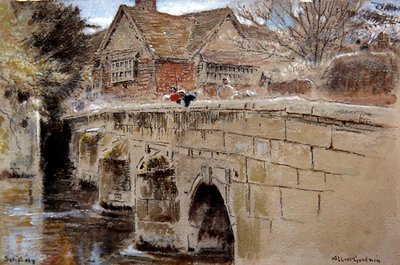 Puente Crane, Salisbury de Albert Goodwin